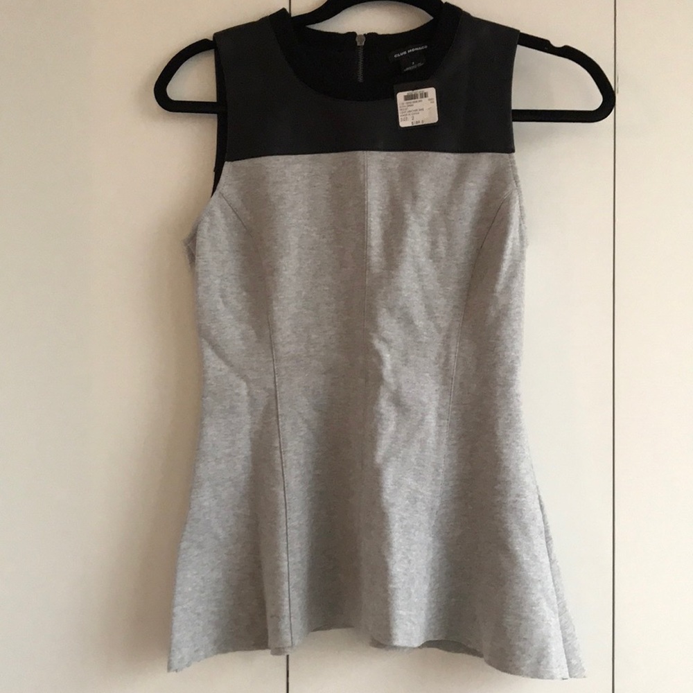 Club Monaco Peplum Tank